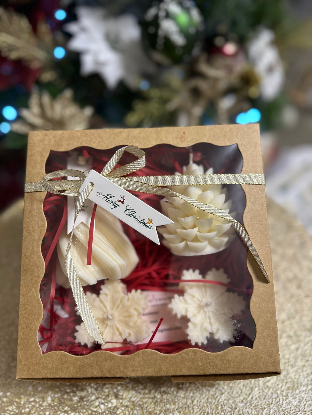 Coffret 4 bougies - Douceurs de Noël