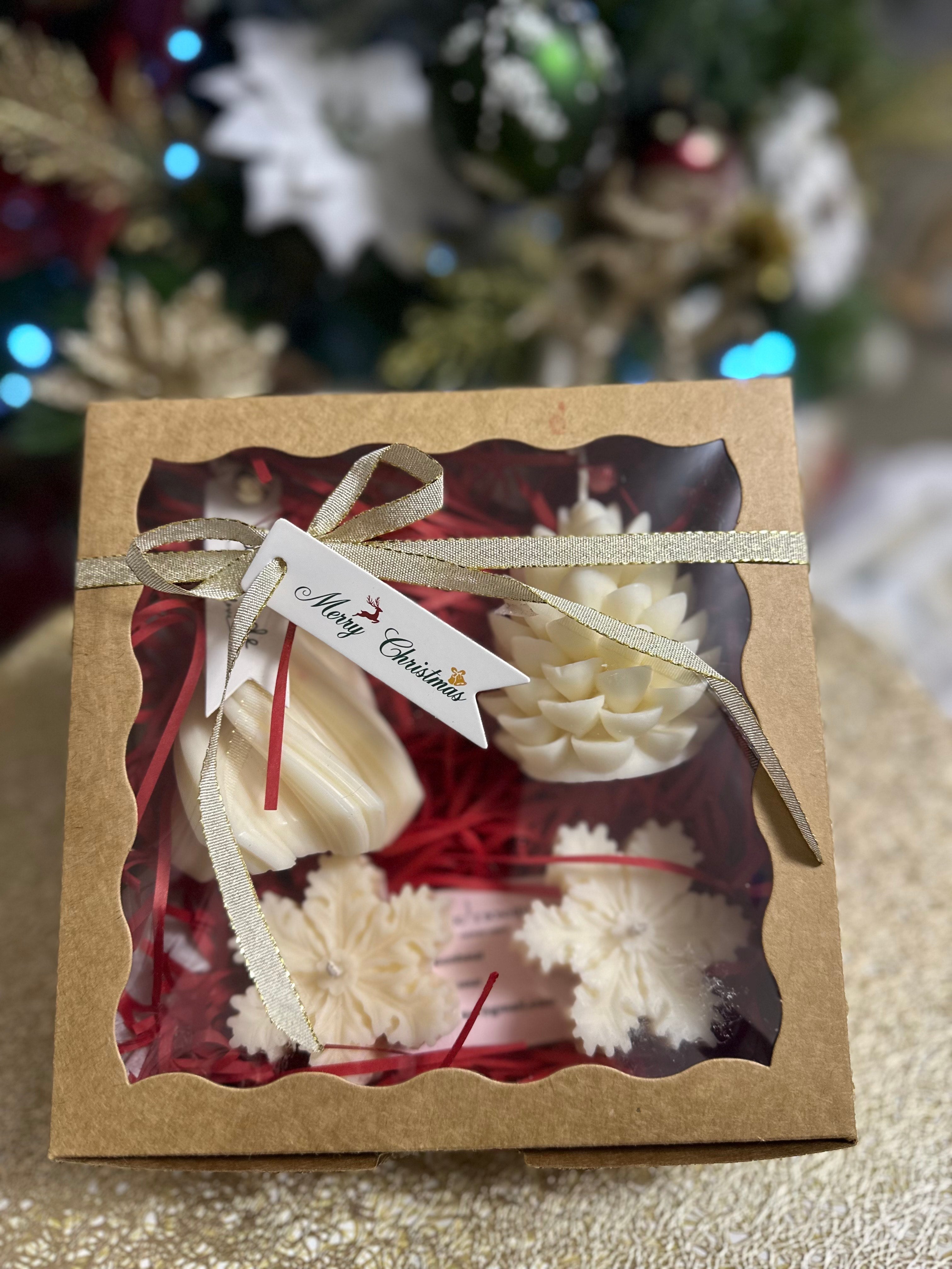 Coffret 4 bougies - Douceurs de Noël