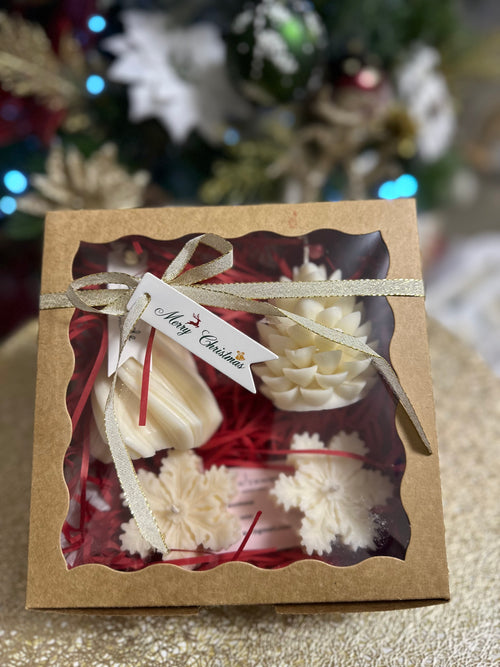 Coffret 4 bougies - Douceurs de Noël