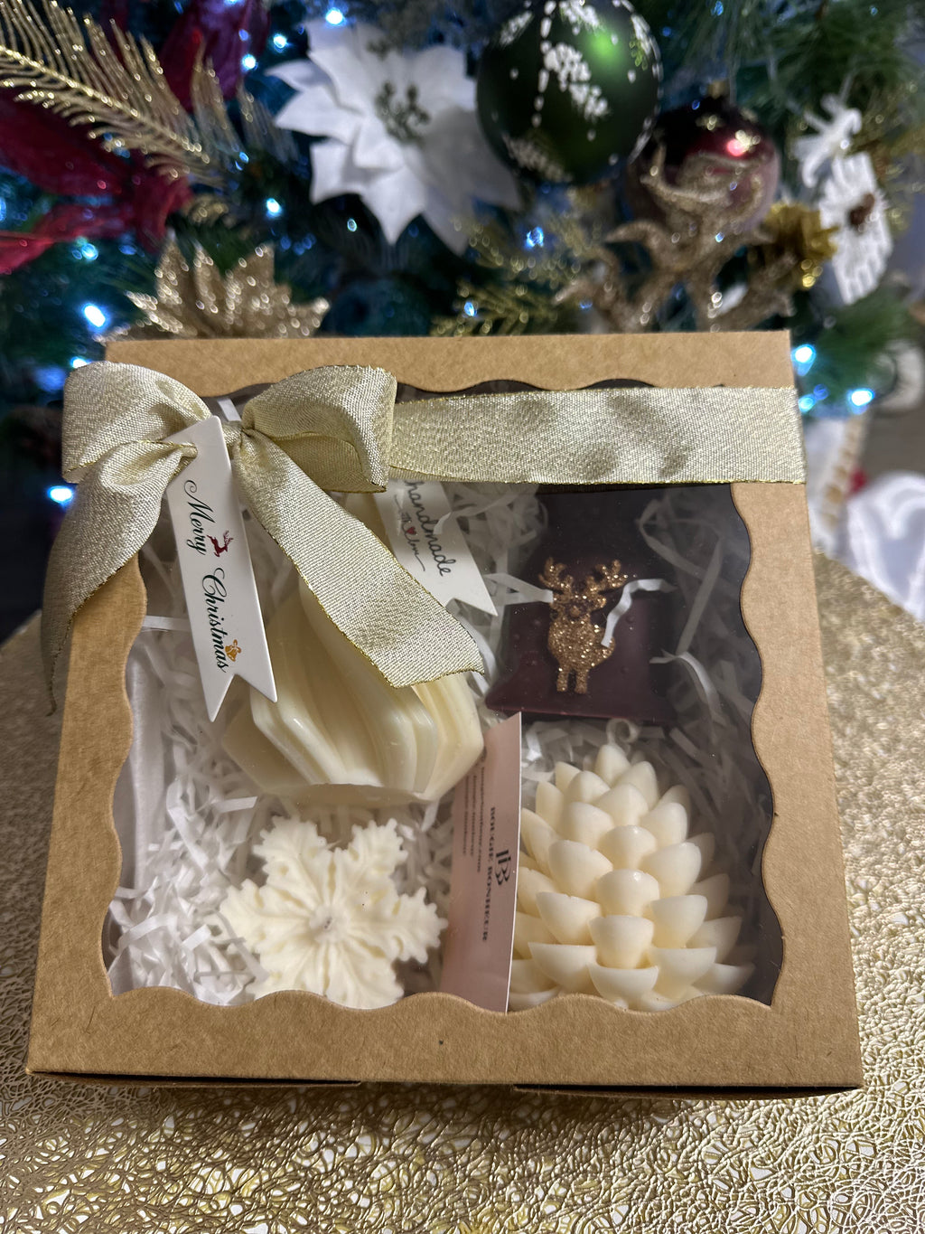 Coffret 4 bougies - Douceurs de Noël