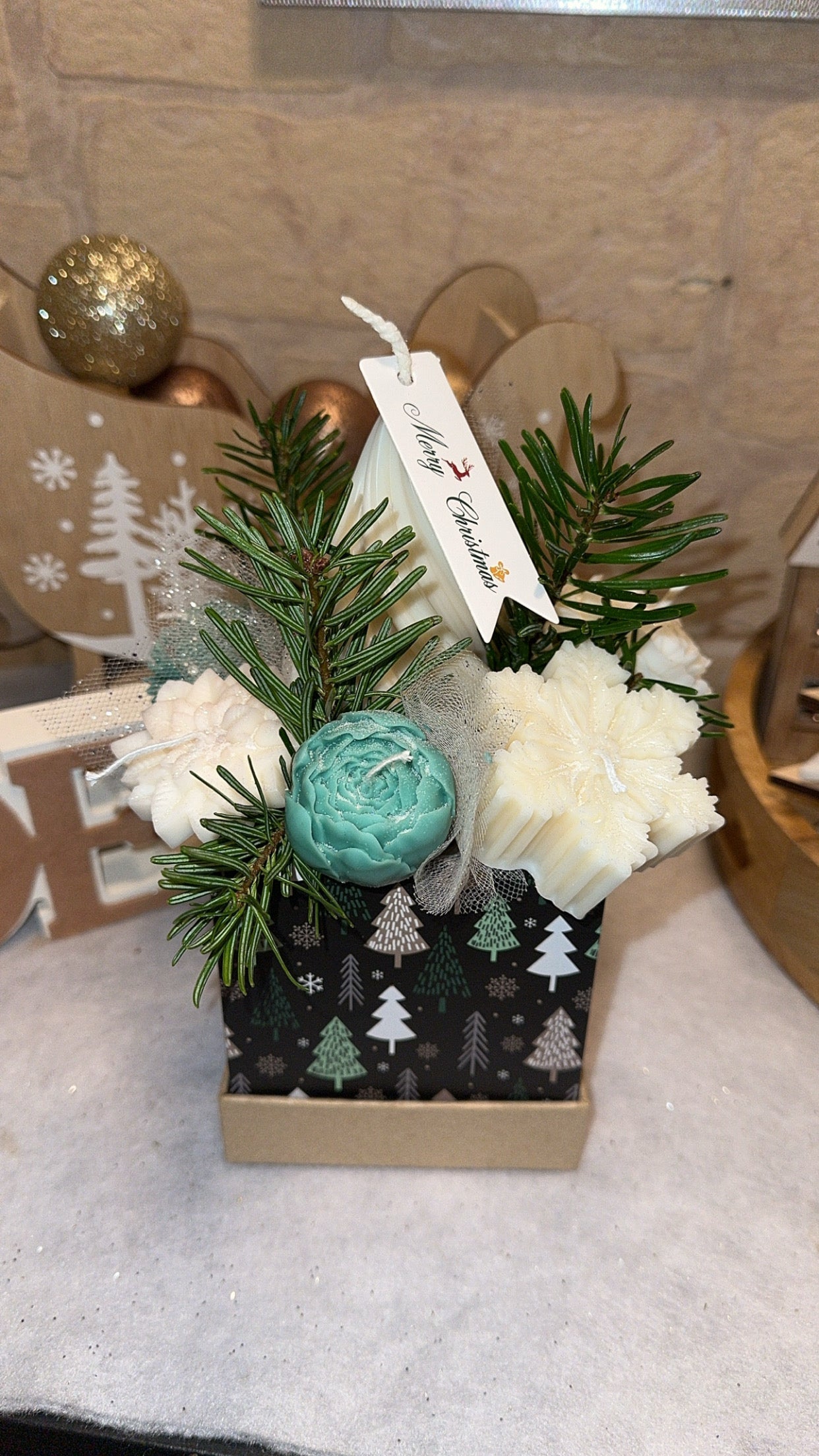 Coffret L - Forêt givrée