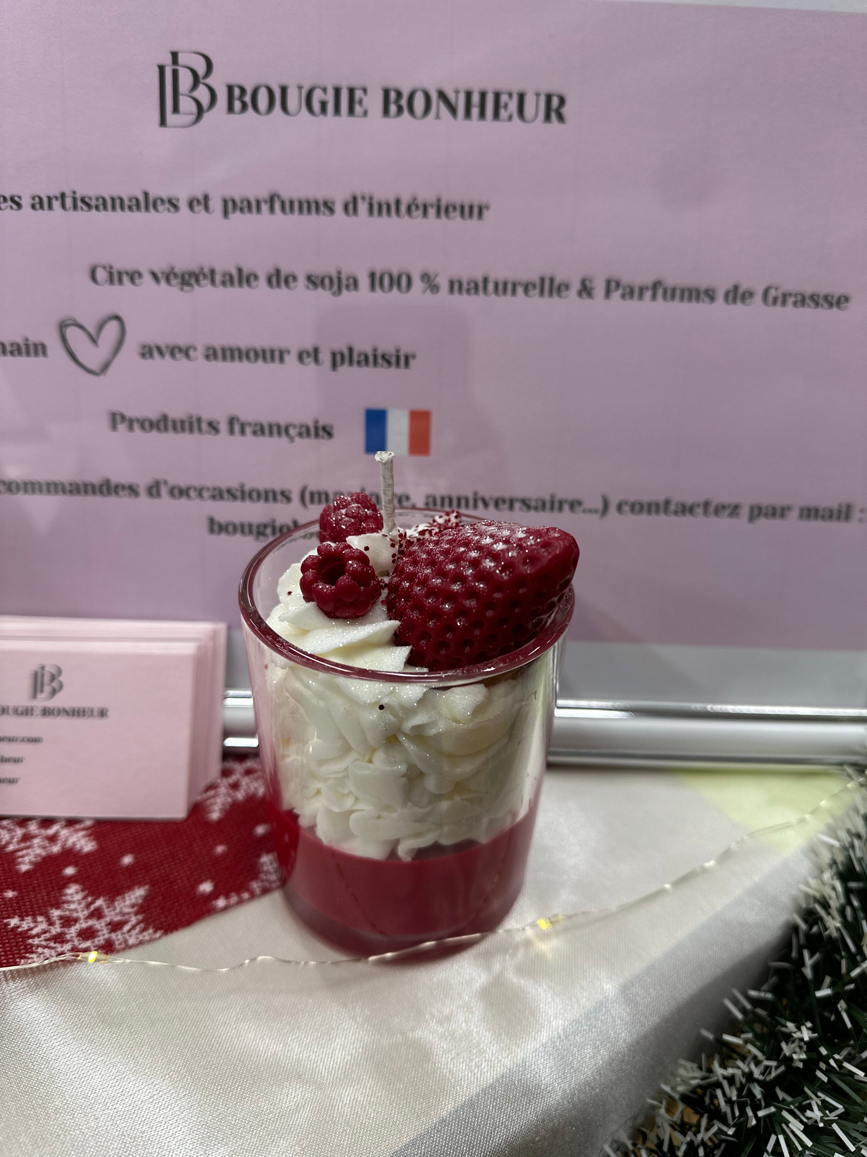 Panna Cotta Fraise Framboise